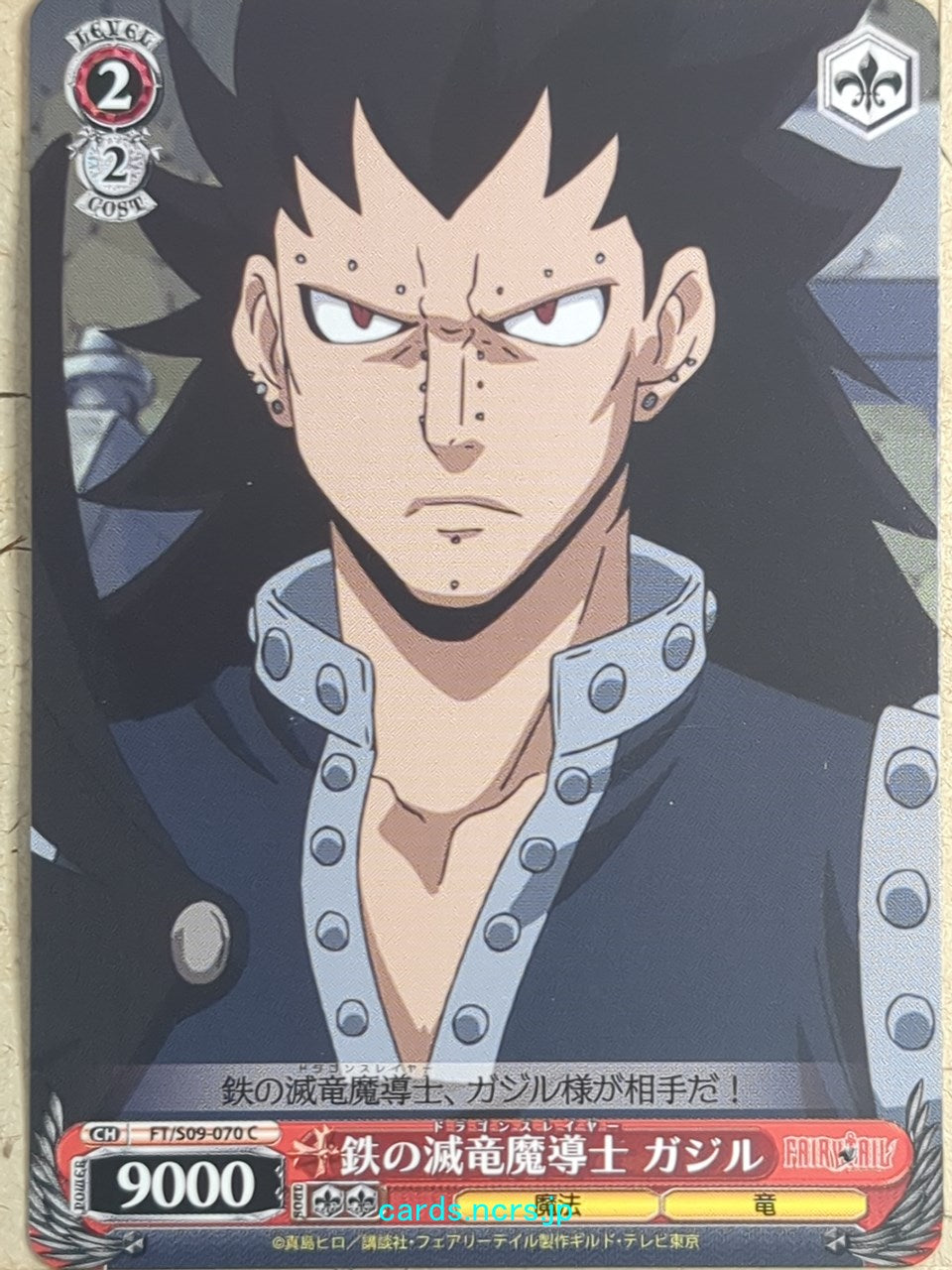 Weiss Schwarz Fairy Tail FT/S09-070C C Gajeel Redfox Trading Card NM