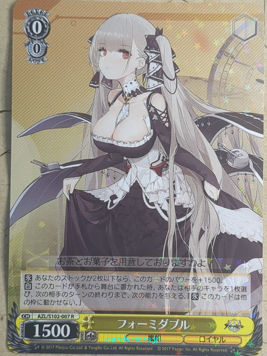 Weiss Schwarz Azur Lane AZL/S102-007R R Formidable Trading Card NM