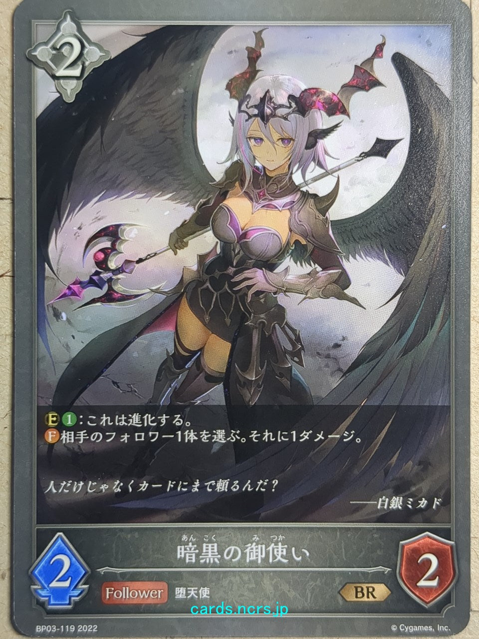 Shadowverse Evolve Shadow Verse Evolve SVE/BP03-119 BR Trading Card NM