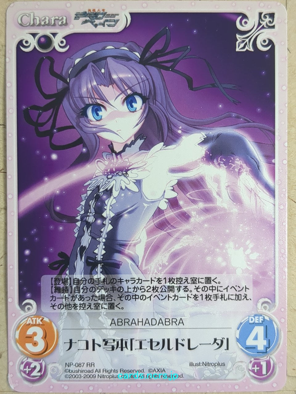 Chaos Demonbane CH/NP-087RR RR Etheldreda Trading Card NM