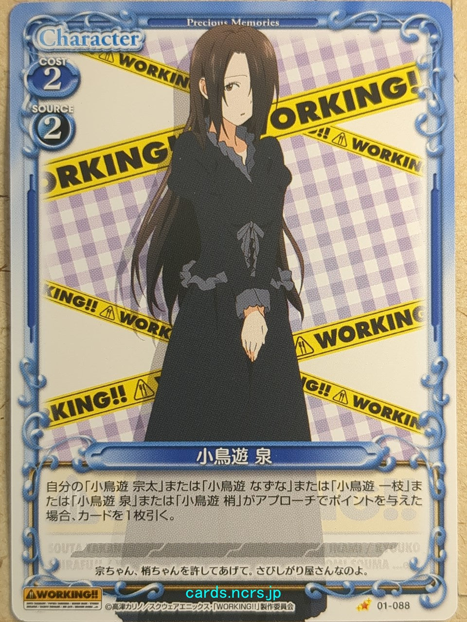 Precious Memories Wagnaria PM/WAG-01-088 1 Star Izumi Takanashi Trading Card NM