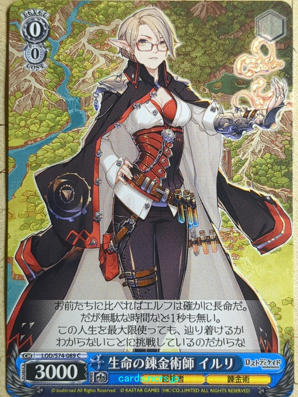 Weiss Schwarz Lost Decade LOD/S74-089C C Ilery Trading Card NM