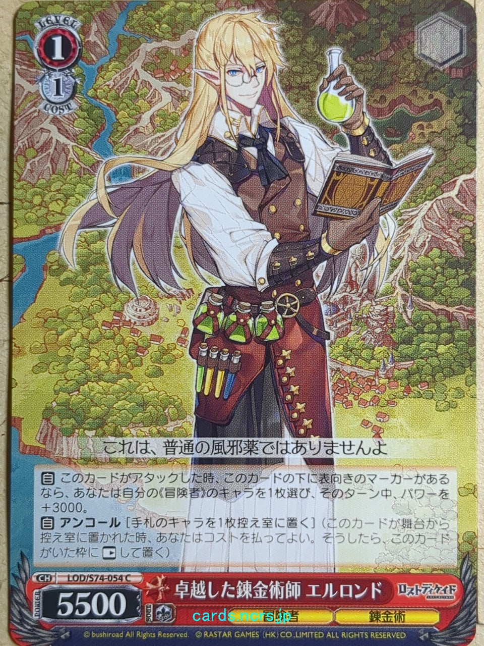 Weiss Schwarz Lost Decade LOD/S74-054C C Elerondo Trading Card NM