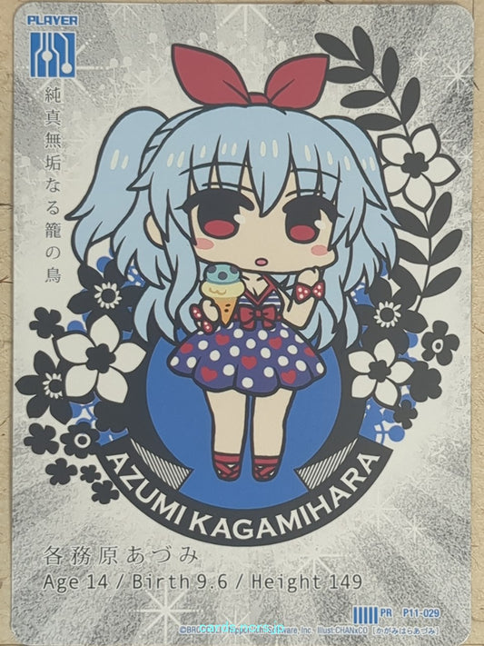 Z/X Zillions of Enemy X Z/X P11-029-PR PR Azumi Kagamihara Trading Card NM