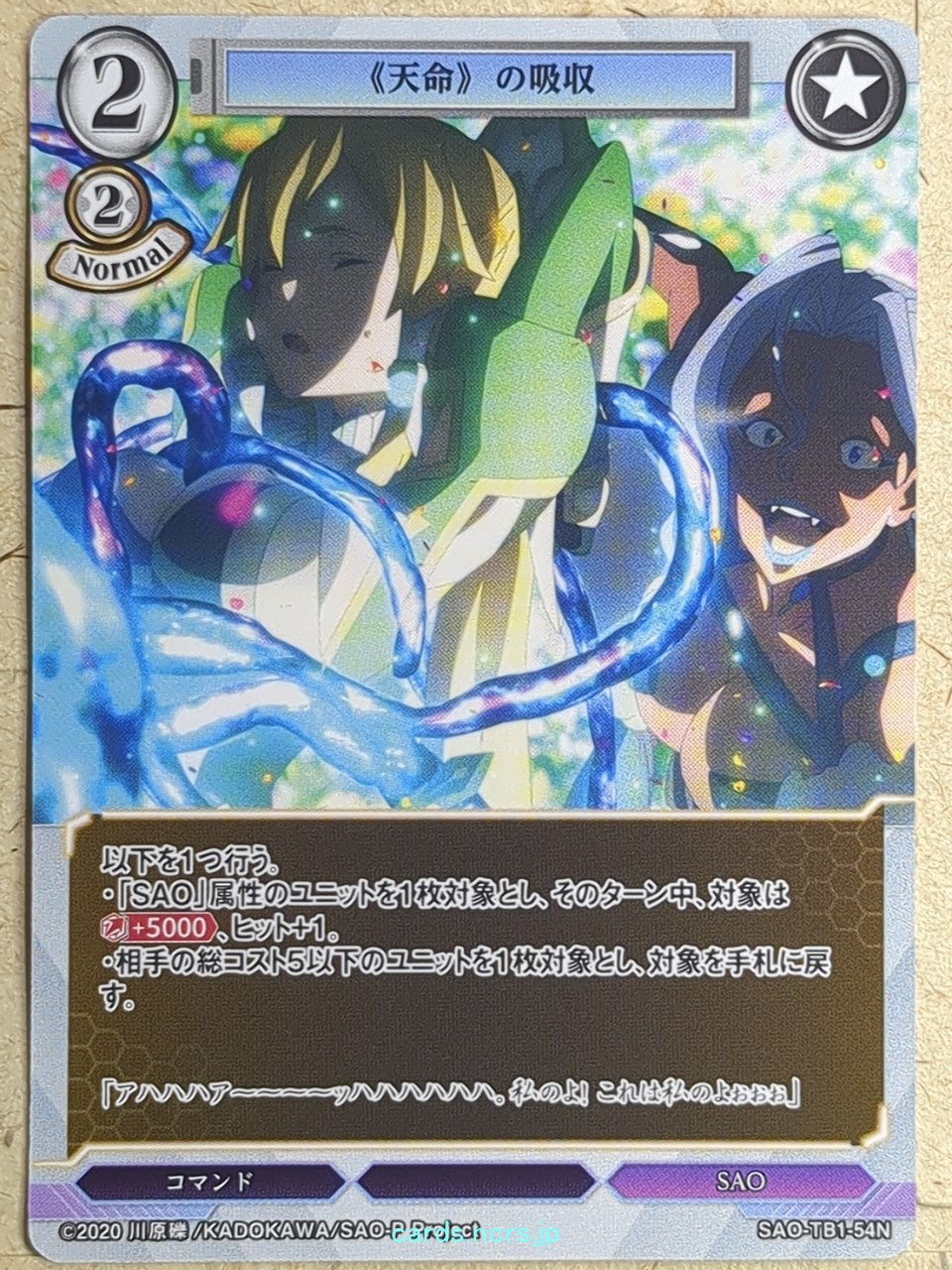 Build Divide Sword Art Online BD/SAO-TB1-54N N Leafa Trading Card NM