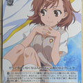 Weiss Schwarz A Certain Scientific Railgun RG/W10-054R R Mikoto Misaka Trading Card NM