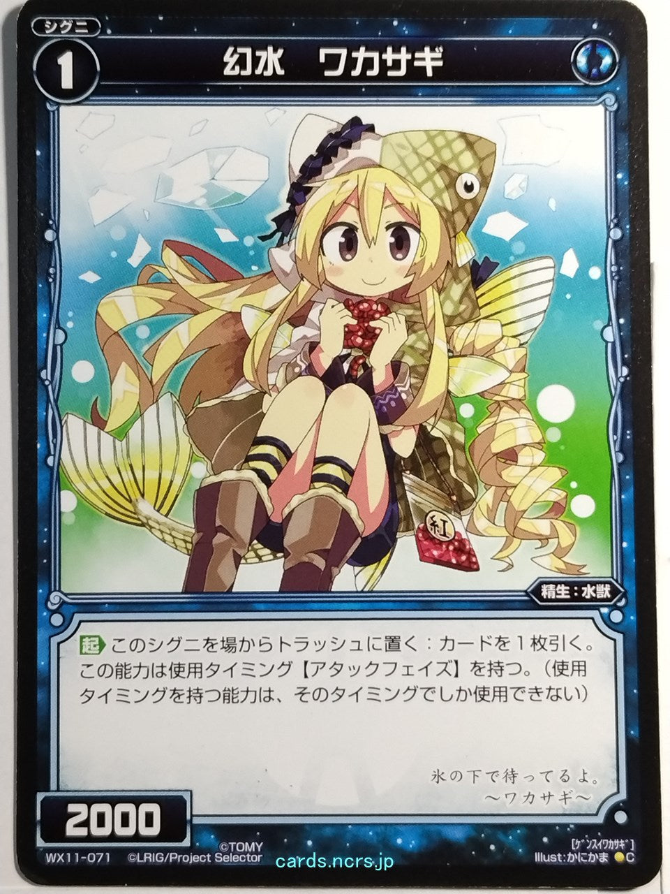Wixoss Bk Wixoss WX11-071 C Wakasagi Trading Card NM