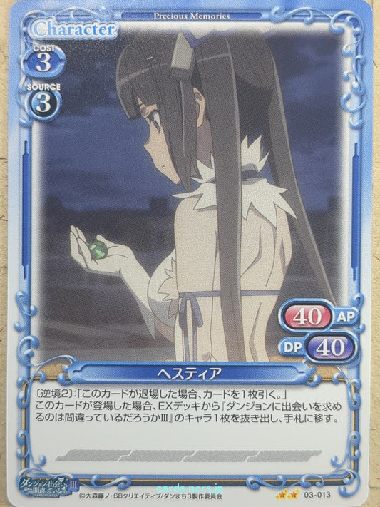 Precious Memories Is It Wrong to Try to Pick Up Girls in a Dungeon? PM/DAN-03-01