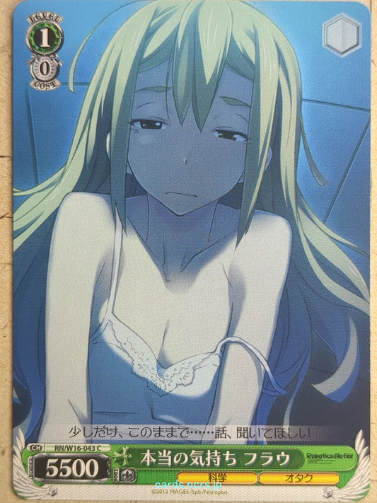 Weiss Schwarz Robotics;Notes RN/W16-043C C Frau Koujiro Trading Card NM