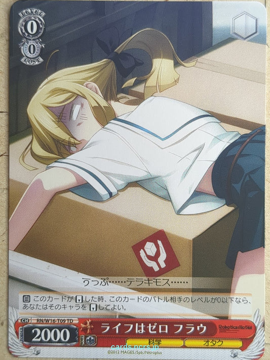 Weiss Schwarz Robotics;Notes RN/W16-T09TD TD Frau Koujiro Trading Card NM