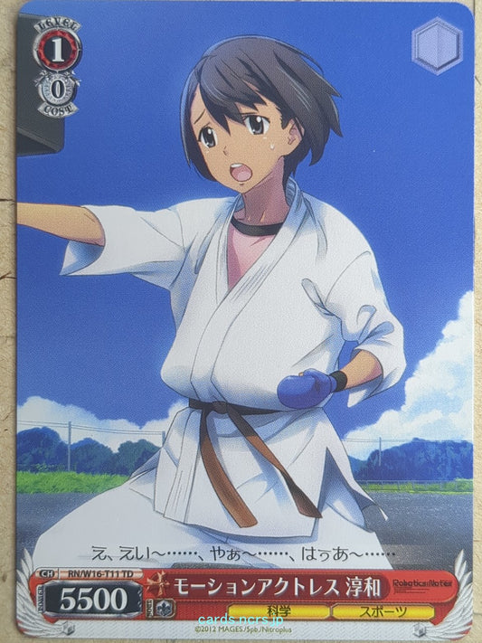 Weiss Schwarz Robotics;Notes RN/W16-T11TD TD Junna Daitoku Trading Card NM