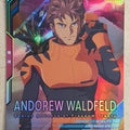 Gundam Arsenal Base Gundam GAB/AB03-105 M Andorew Waldfeld Trading Card NM