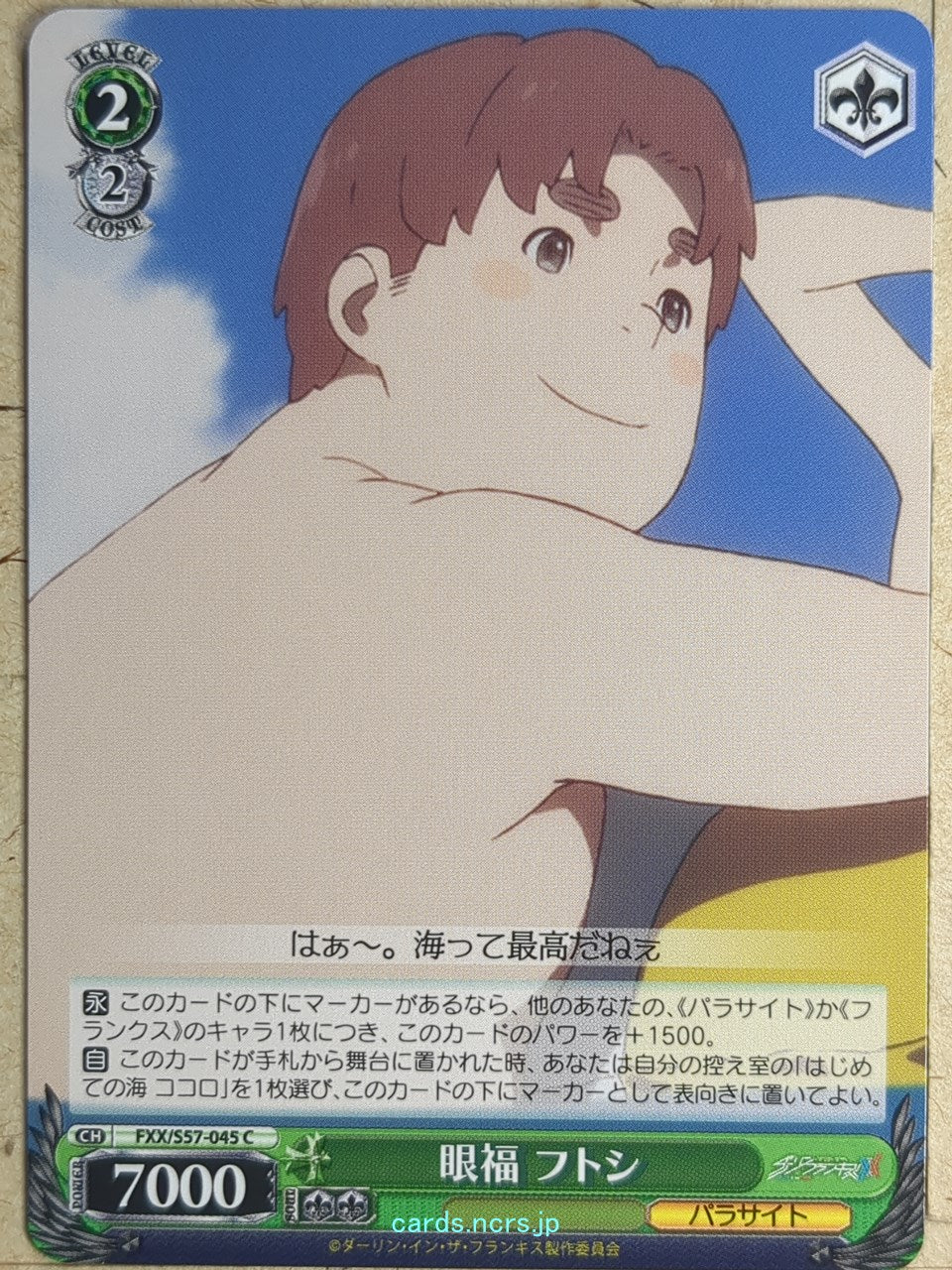 Weiss Schwarz Darling in the Franxx FXX/S57-045C C Futoshi Trading Card NM