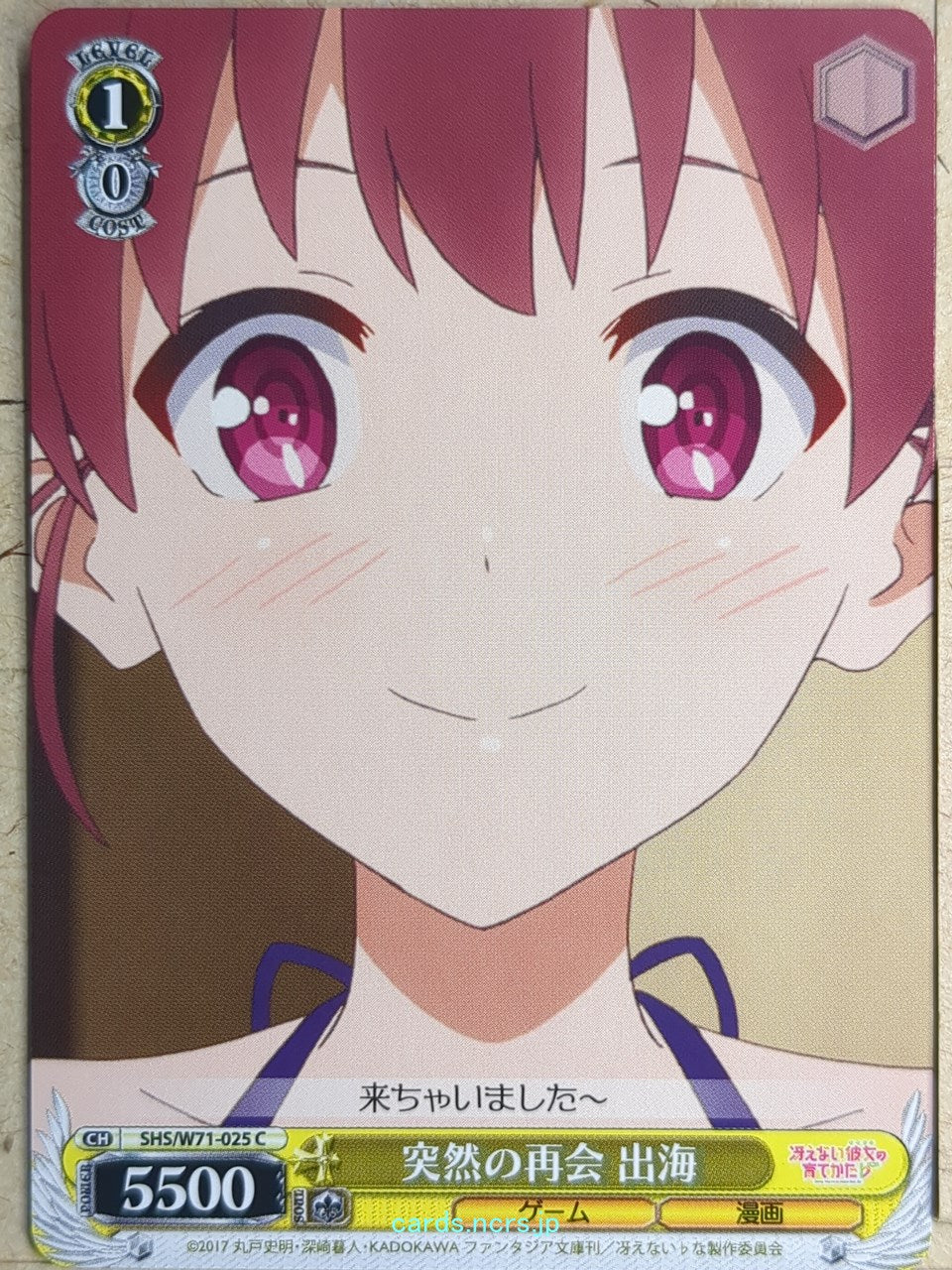 Weiss Schwarz How to raise a Boring Girlfriend SHS/W71-025C C Izumi Trading Card NM