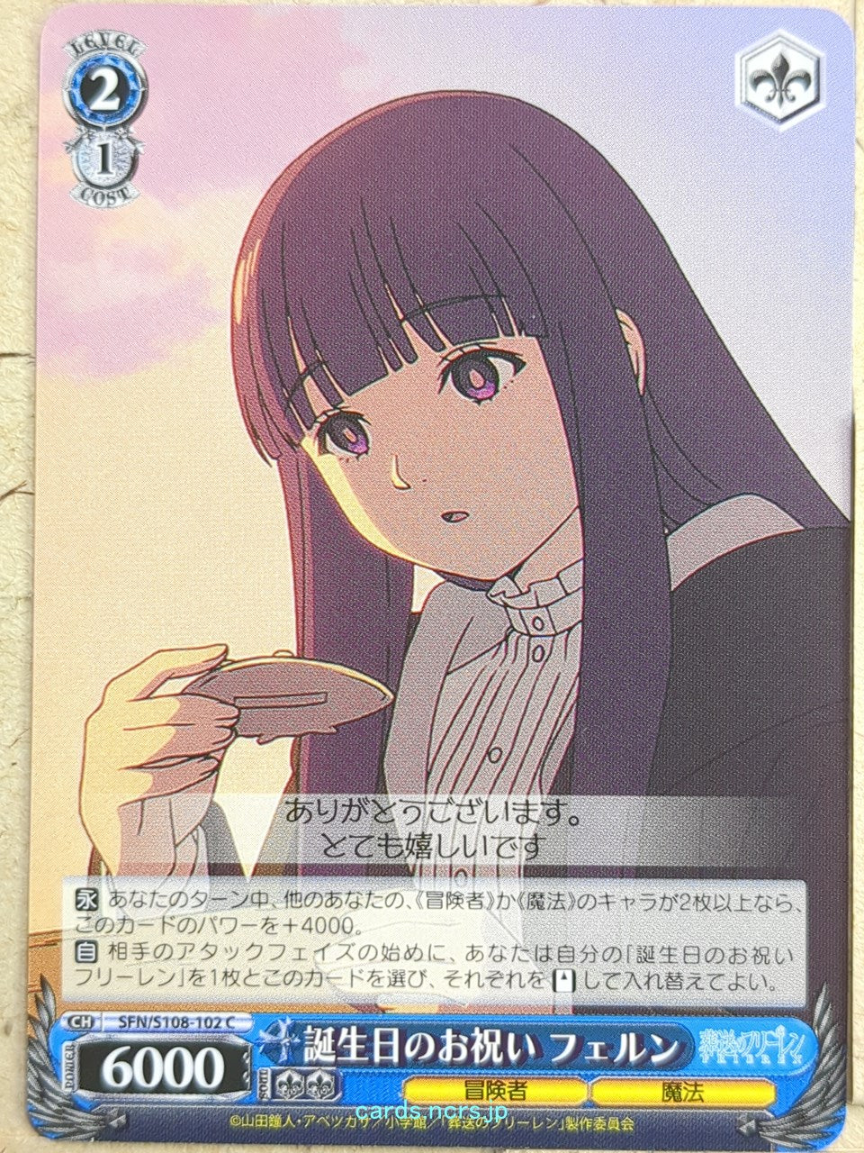 Weiss Schwarz Frieren SFN/S108-102C C Fern Trading Card NM