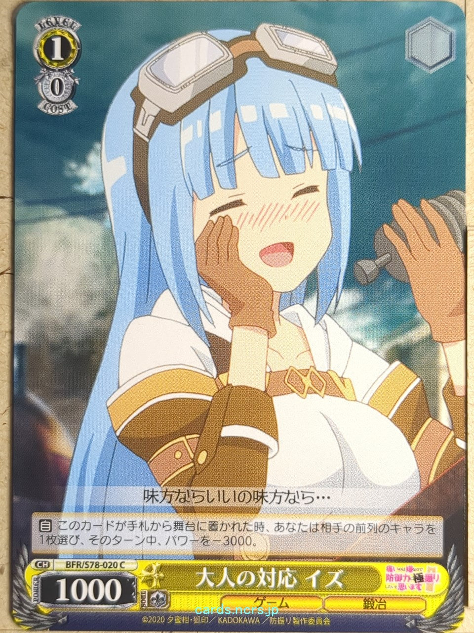 Weiss Schwarz Bofri BFR/S78-020C C Iz Trading Card NM