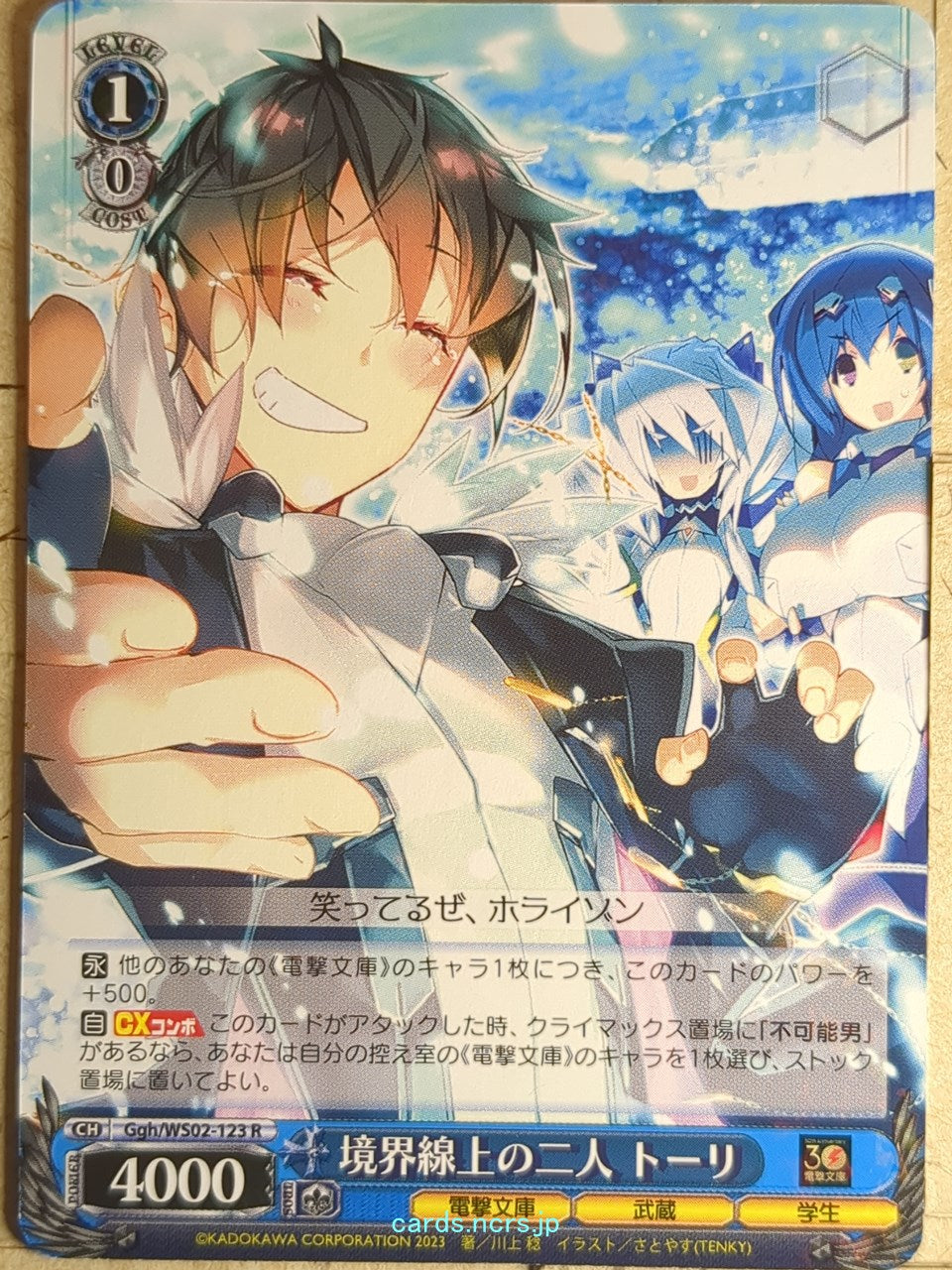 Weiss Schwarz Horizon in the Middle of Nowhere Ggj/WS02-123R R Tori Aoi Trading Card NM