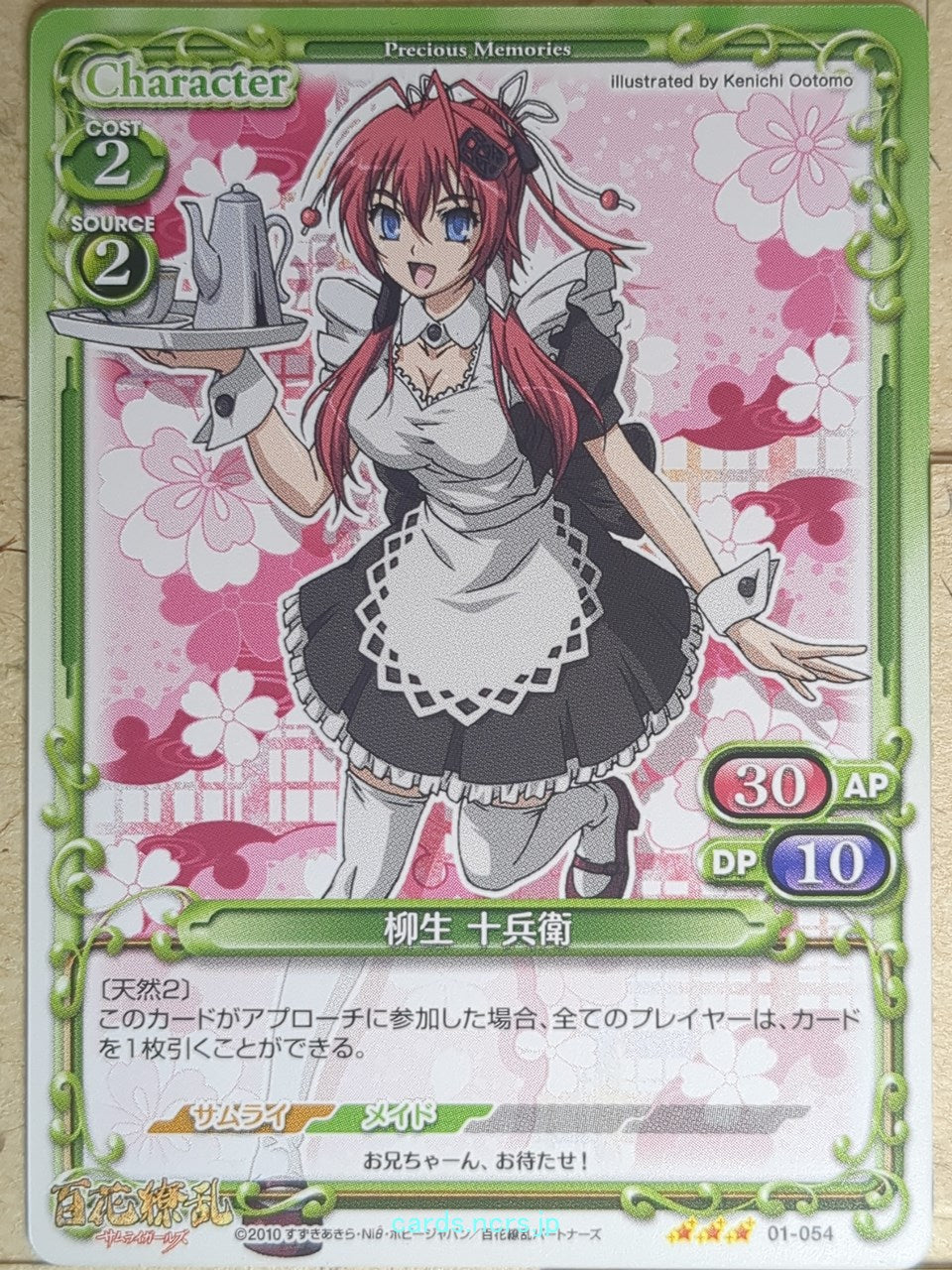 Precious Memories Samurai Girls PM/HYA-01-054 3 Star Jubee Yagyu Trading Card NM