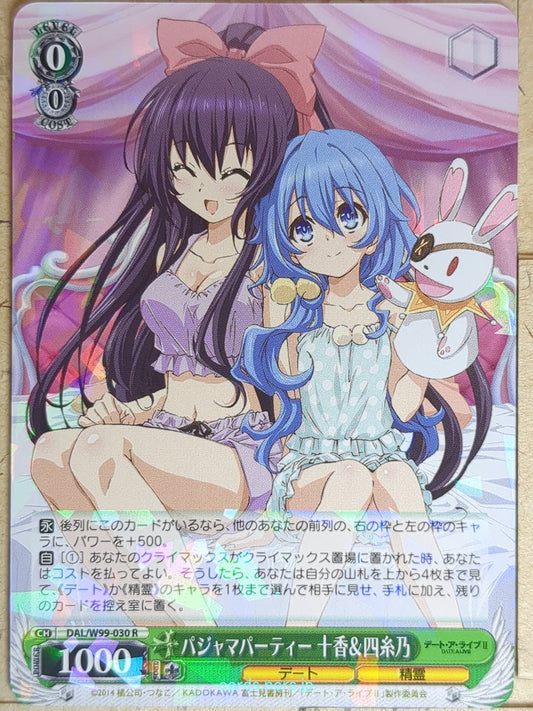 Weiss Schwarz Date A Live DAL/W99-030R R Yatogami Toka Trading Card NM