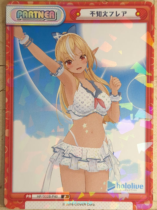 Re birth for you Hololive RE/HP/002B-P40 P Shiranui Flare Trading Card NM