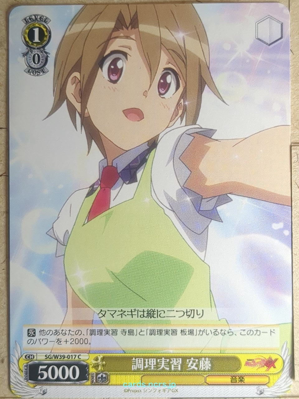 Weiss Schwarz Symphogear SG/W39-017C C Kuriyo Ando Trading Card NM