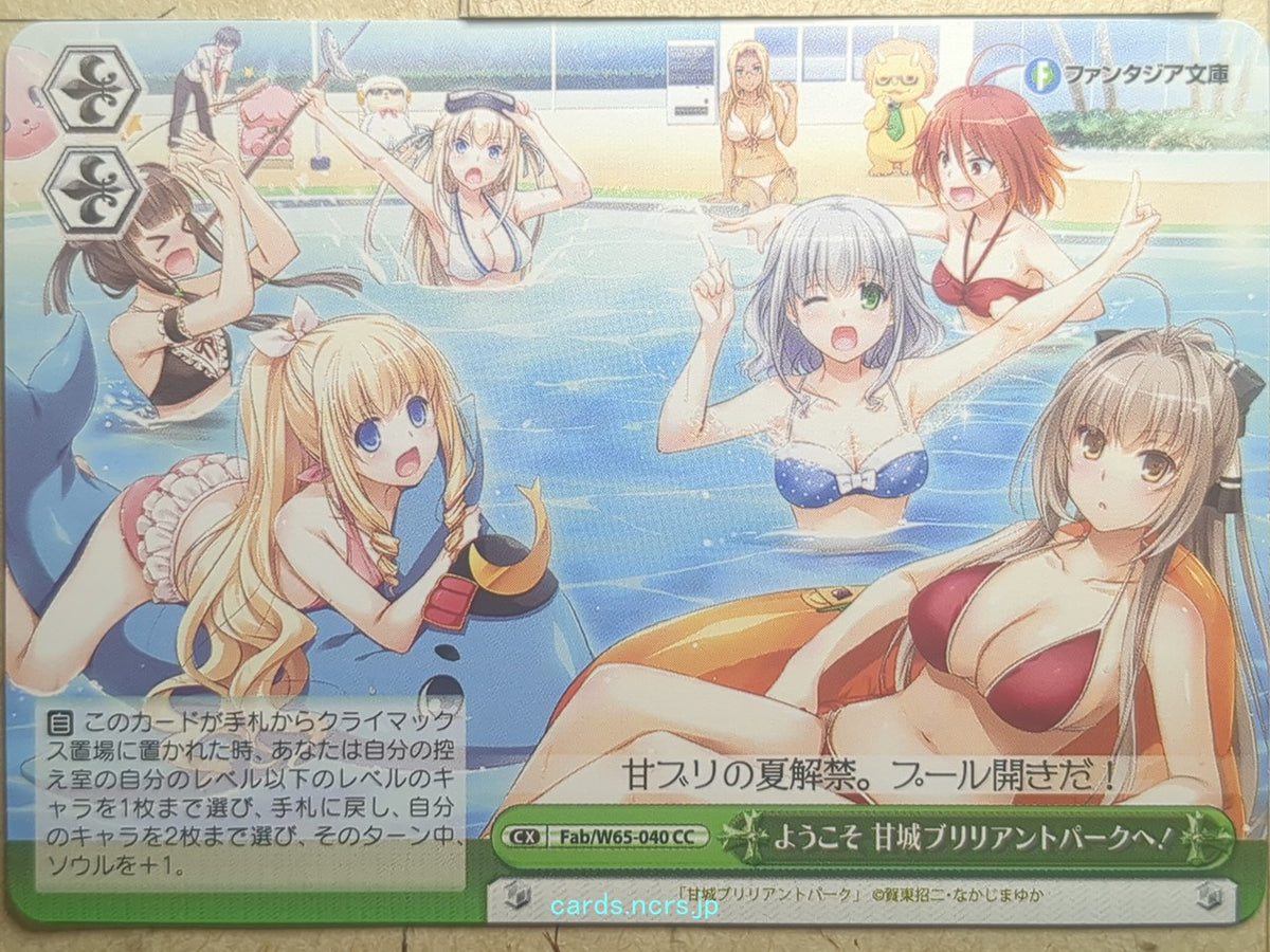Weiss Schwarz Amagi Brilliant Park Fab/W65-040CC CC Trading Card NM