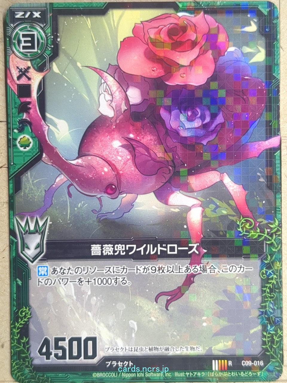 Z/X Zillions of Enemy X Z/X C09-016-R R Wild Rose Trading Card NM
