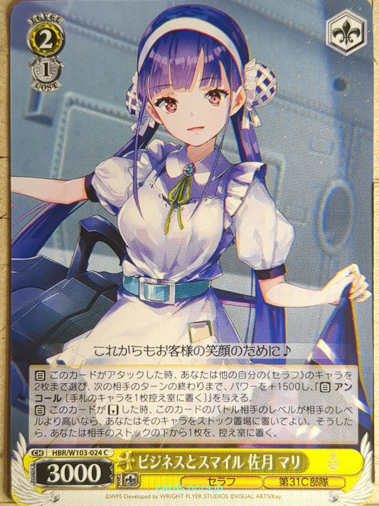 Weiss Schwarz Heaven Burns Red HBR/W103-024C C Mari Satsuki Trading Card NM