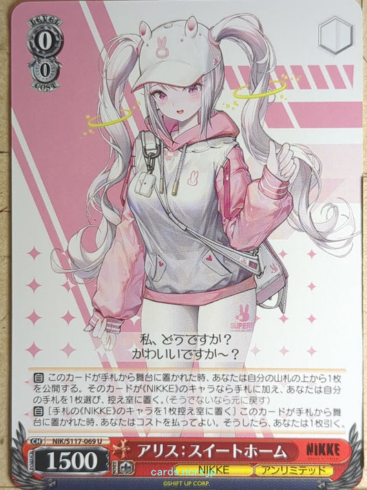 Weiss Schwarz NIKKE NIK/S117-069U U Alice Trading Card NM