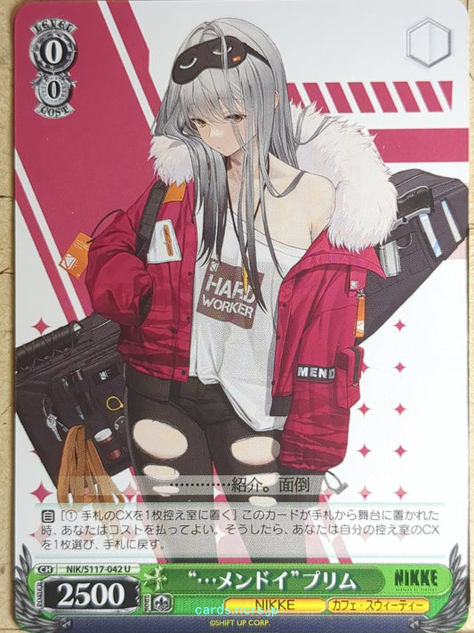 Weiss Schwarz NIKKE NIK/S117-042U U Frima Trading Card NM