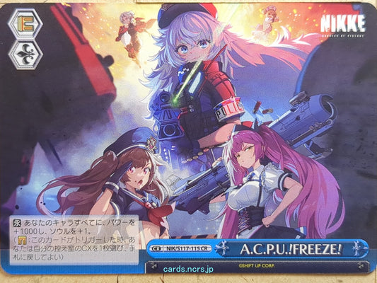 Weiss Schwarz NIKKE NIK/S117-115CR CR  Trading Card NM