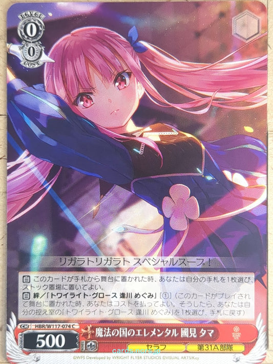Weiss Schwarz Heaven Burns Red HBR/W117-074C C Tama Kunimi Trading Card NM