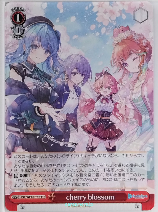Weiss Schwarz Hololive HOL/WE45-T10TD TD  Trading Card NM