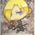 Weiss Schwarz Attack on Titan AOT/S35-104PR PR Annie Leonhart Trading Card NM