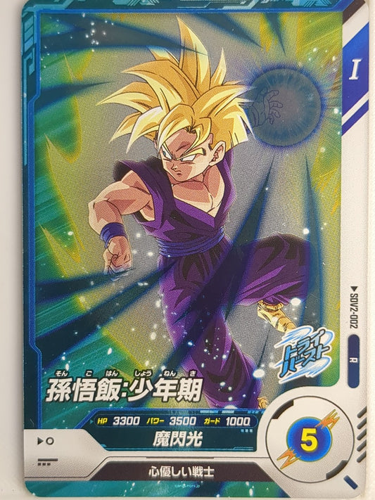 DragonBall Super Divers Dragon Ball DSD/SDV2-002 R Son Gohan Trading Card NM