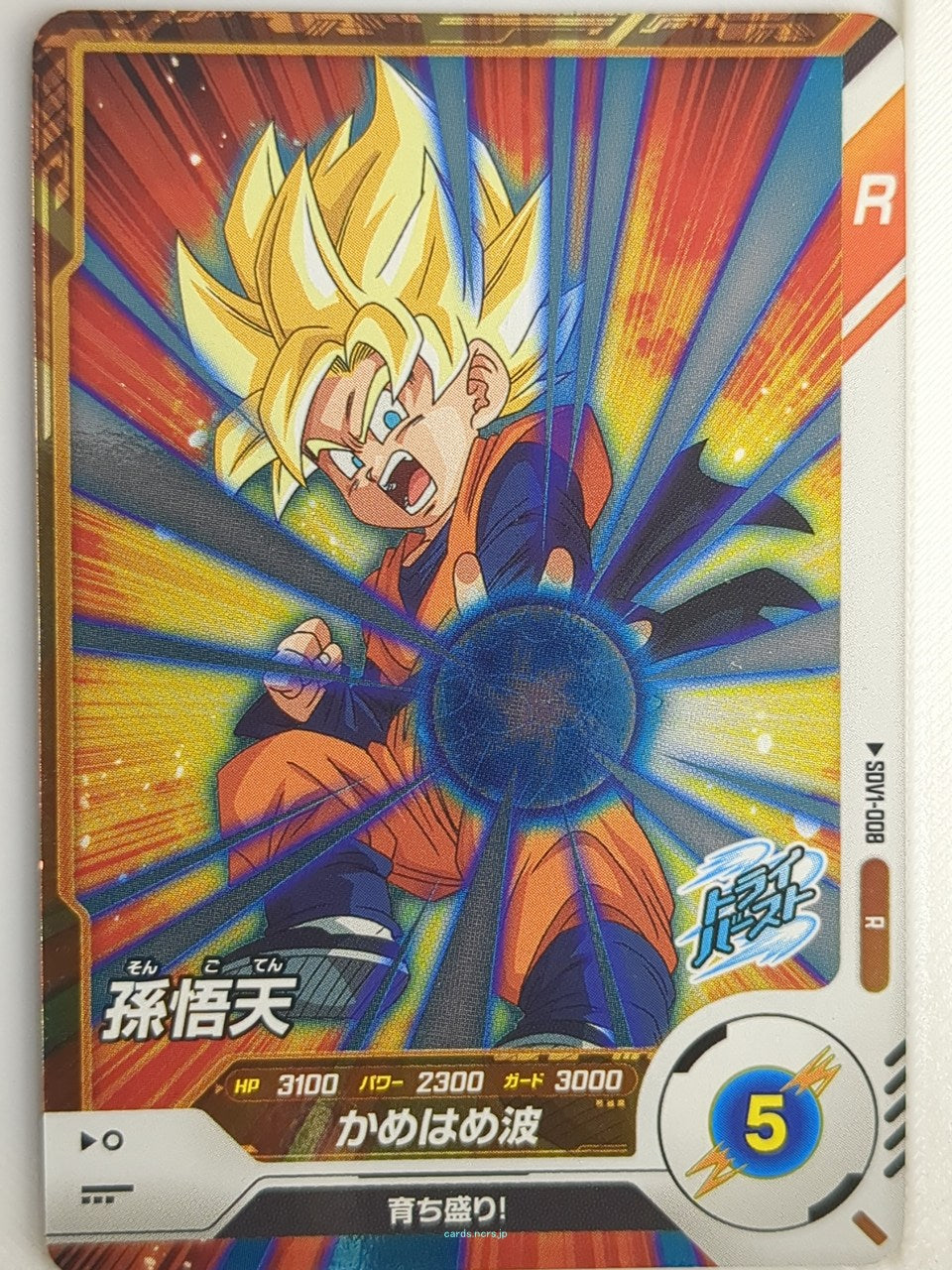 DragonBall Super Divers Dragon Ball DSD/SDV1-008 R Son Goten Trading Card NM