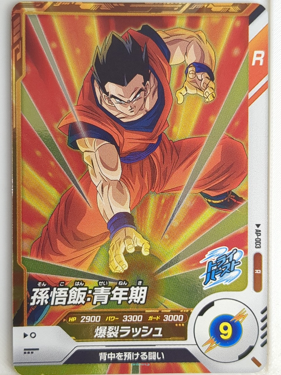DragonBall Super Divers Dragon Ball DSD/AP-003 R Son Gohan Trading Card NM