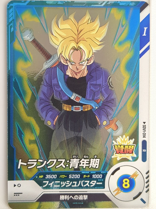 DragonBall Super Divers Dragon Ball DSD/SDV1-014 R Trunks Trading Card NM