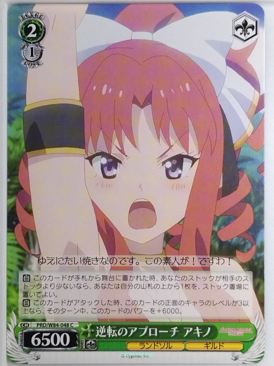 Weiss Schwarz Princess Connect PRD/W84-048C C Akino Trading Card NM