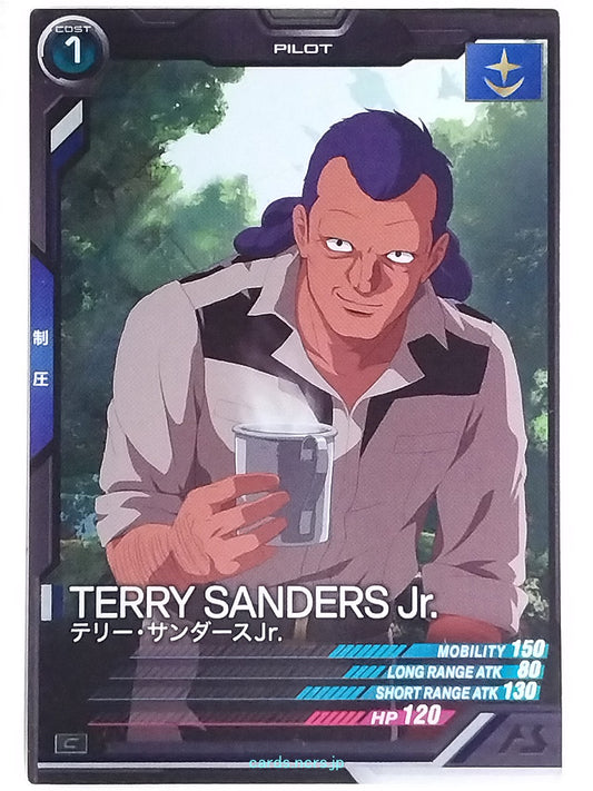 Gundam Arsenal Base Gundam GAB/AB02-058 C Terry Sanders Jr. Trading Card NM