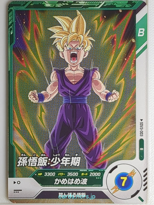 DragonBall Super Divers Dragon Ball DSD/SDV3-003 R Son Gohan Trading Card NM