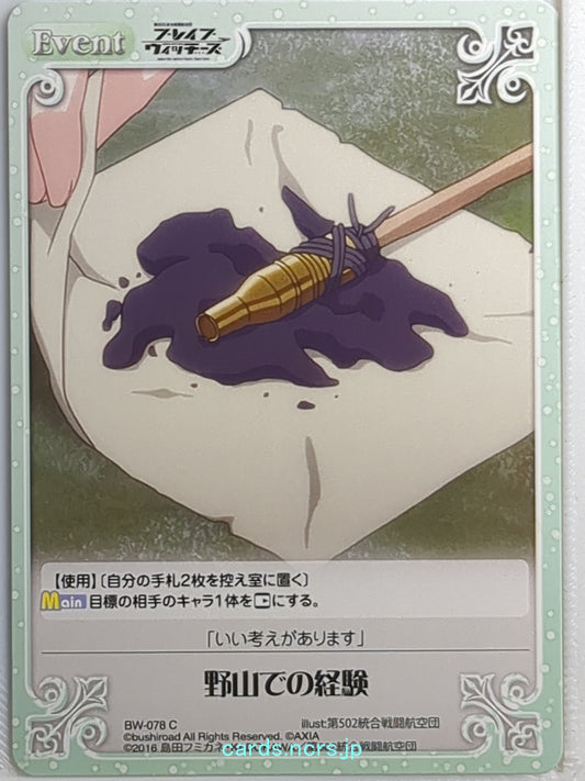 Chaos Brave Witches CH/BW-078C C  Trading Card NM