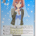 Weiss Schwarz The Quintessential Quintuplets 5HY/W101-036U U Miku Nakano Trading Card NM