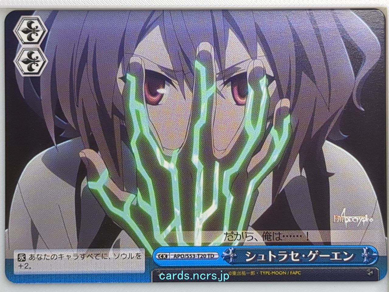 Weiss Schwarz Fate/Apocrypha APO/S53-120TD TD  Trading Card NM