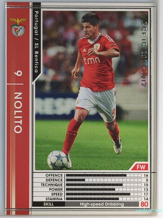 Panini WCCF Football WCCF/2011-2012-A46/48 N Nolito Trading Card NM