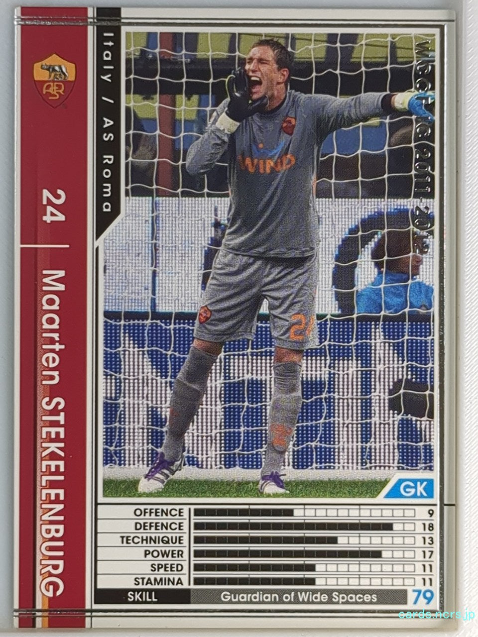 Panini WCCF Football WCCF/2011-2012-177/384 N Maarten Stekelenburg Trading Card EX