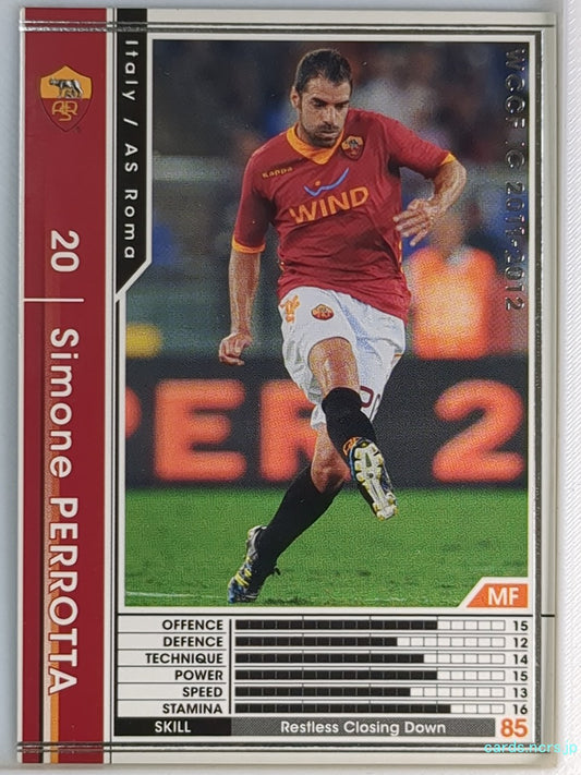 Panini WCCF Football WCCF/2011-2012-186/384 N Simone PERROTTA Trading Card NM