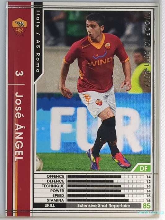 Panini WCCF Football WCCF/2011-2012-178/384 N Jose Angel Trading Card NM