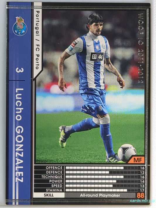 Panini WCCF Football WCCF/2011-2012-266/384 N Lucho Gonzalez Trading Card NM