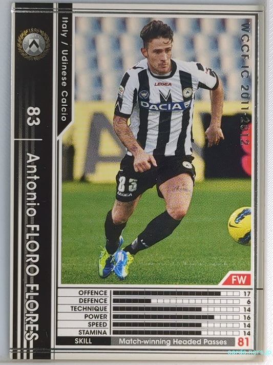 Panini WCCF Football WCCF/2011-2012-255/384 N Antonio FLORO FLORES Trading Card
